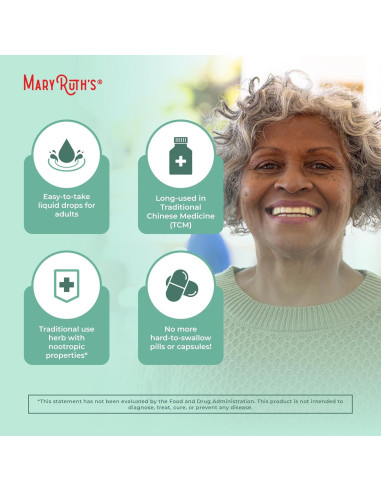 Suplemento Herbal Ginkgo Leaf MaryRuth 30 ml Orgánico Vegano