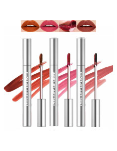 Juego de 3 lápices labiales mate Pakivs - Larga duración, a prueba de agua