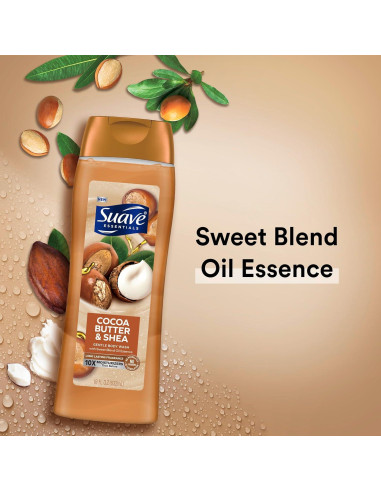 Gel de Ducha Hidratante Suave Essentials 510g Manteca de Cacao