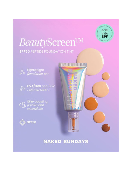 Naked Sundays Tinte Mineral SPF 50 30 ml 5 Miel Bronceado Naked Sundays Tinte Mineral SPF 50 30 ml 5 Miel Bronceado