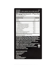 Suplemento Omega Completo GNC AMP 60 Cápsulas 1725mg 2