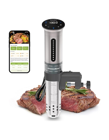 Cocinero Sous Vide KitchenBoss G310 1100W Control APP Wi-Fi Cocinero Sous Vide KitchenBoss G310 1100W Control APP Wi-Fi