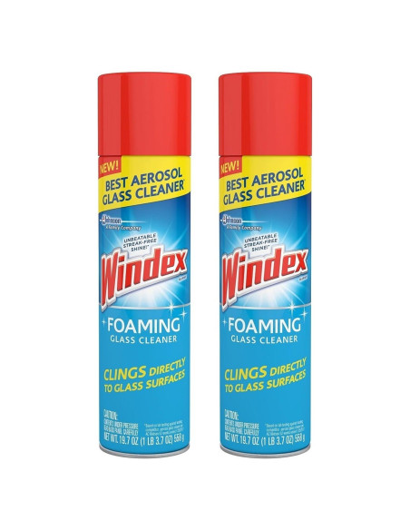 Windex Espuma Limpiadora 19.7 oz - 1.39 kg - Eficaz en superficies Windex Espuma Limpiadora 19.7 oz - 1.39 kg - Eficaz en superficies