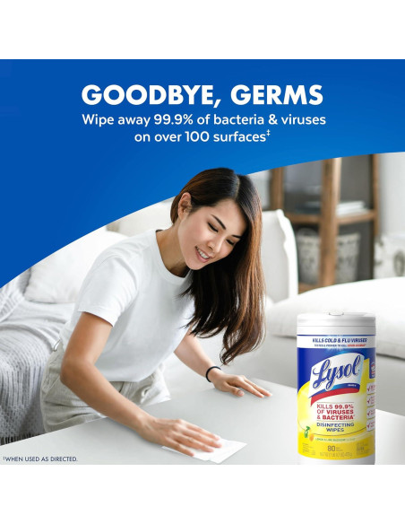 Toallitas Desinfectantes Lysol 240 Unidades Multi-Superficie Toallitas Desinfectantes Lysol 240 Unidades Multi-Superficie