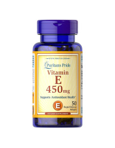 Vitamina E 1000 UI 50 Cápsulas Puritan's Pride Antioxidante