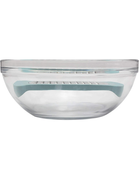 Rallador de Tazón Microplane Azul Purista - Extra Grueso Rallador de Tazón Microplane Azul Purista - Extra Grueso