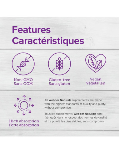 Citrato de Zinc 50 mg Webber Naturals 180 Tabletas