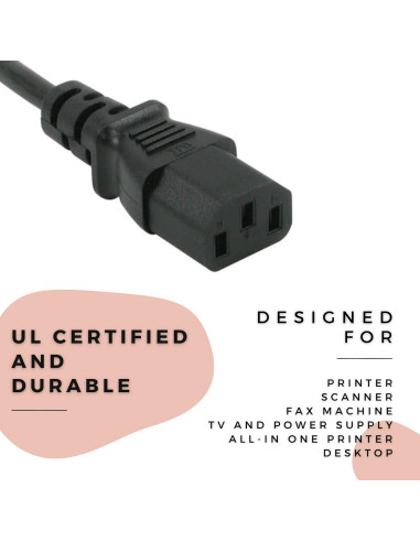 Cable de Alimentación AC 4.57m DIGITMON para Proyectores BenQ