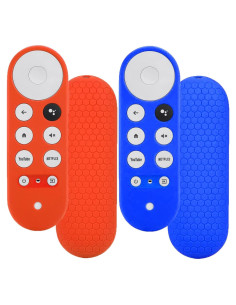 Paquete de 2 fundas de silicona para control remoto Chromecast