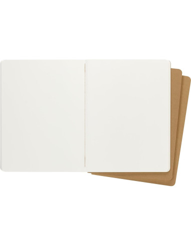 Diario Moleskine Cahier XL Tapa Blanda Marrón Kraft 120 Páginas