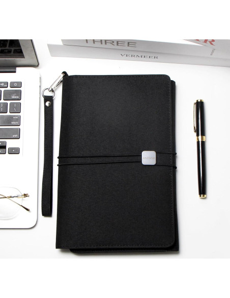 Funda Folio ANSSOW para Cuaderno Inteligente A5 - Negro Funda Folio ANSSOW para Cuaderno Inteligente A5 - Negro