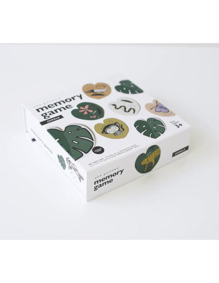 Juego de Memoria Wee Gallery - Selva - 40 Cartas para Niños Juego de Memoria Wee Gallery - Selva - 40 Cartas para Niños