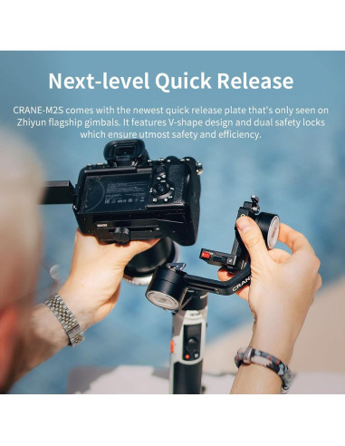 Estabilizador de Cardán Zhiyun Crane M2 S Combo 3 Ejes para Cámara