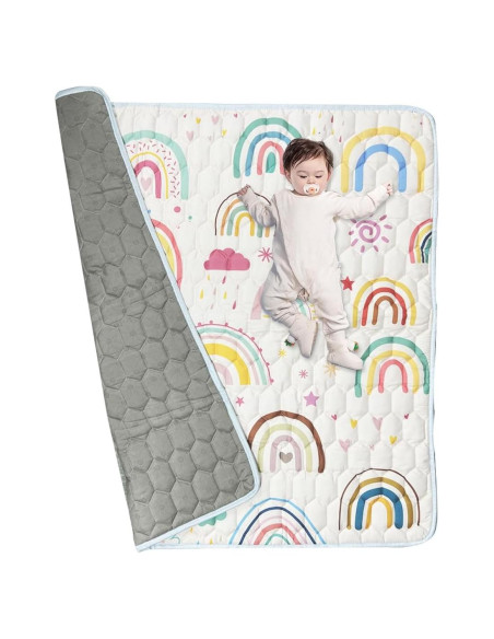 Alfombra de Juego Plegable TSAYAWA 127x127cm Antideslizante Alfombra de Juego Plegable TSAYAWA 127x127cm Antideslizante