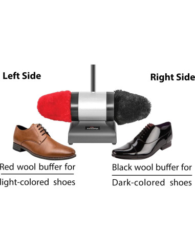 Pulidor de Zapatos Eléctrico JOUNJIP 100W con Fibras de Lana