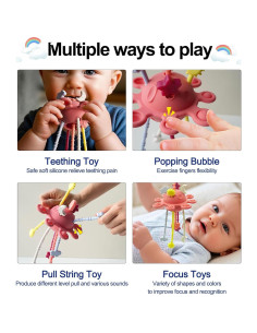 Juguete Sensorial Montessori SILI FACTORY para Bebés 0-4 Años 2