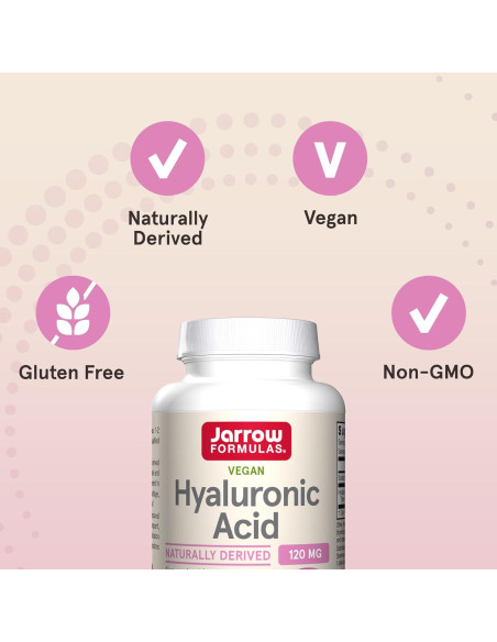 Suplemento Ácido Hialurónico Jarrow Formulas 120 mg 120 Cápsulas Suplemento Ácido Hialurónico Jarrow Formulas 120 mg 120 Cápsulas