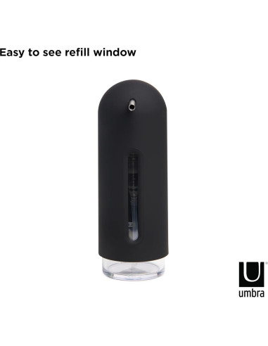 Dispensador de Jabón Pingüino Umbra 355 ml Negro