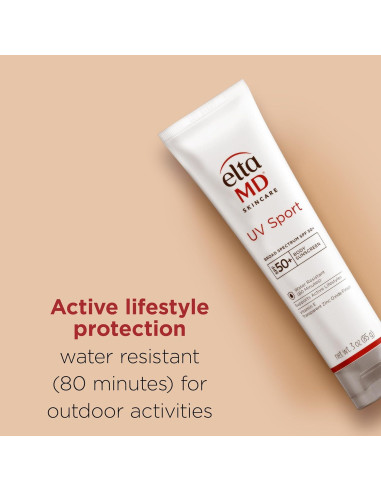 Protector Solar EltaMD UV Sport SPF 50, 85g Resistente al Agua