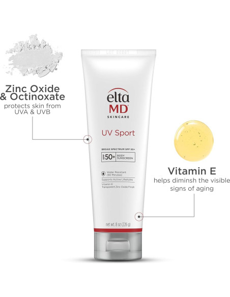 Protector Solar EltaMD UV Sport SPF 50, 85g Resistente al Agua Protector Solar EltaMD UV Sport SPF 50, 85g Resistente al Agua