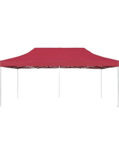 Carpa de Fiesta Plegable IJOWEEN 6x3m Impermeable Rojo Vino 2