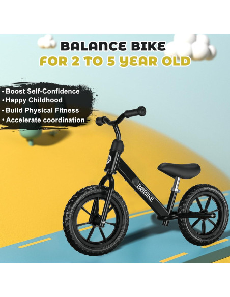 Bicicleta de Equilibrio Bobike para Niños 2-5 Años Ajustable Bicicleta de Equilibrio Bobike para Niños 2-5 Años Ajustable