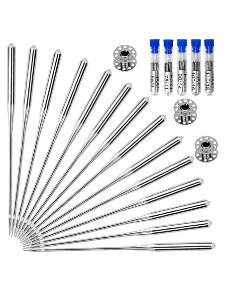 Conjunto de 100 Agujas de Máquina de Coser SEWPASAM HAX1 Conjunto de 100 Agujas de Máquina de Coser SEWPASAM HAX1