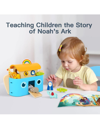 Juguete Arca de Noé TOOKYLAND 19 Piezas Educativo Montessori