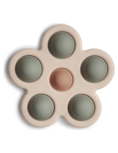 Juguete de Prensa de Flores Mushie - Silicona Grado Alimenticio Juguete de Prensa de Flores Mushie - Silicona Grado Alimenticio