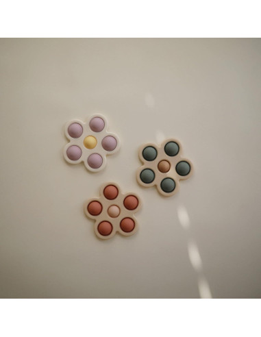 Juguete de Prensa de Flores Mushie - Silicona Grado Alimenticio