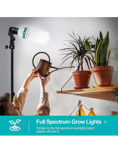Kit de Iluminación Softbox EMART 2x20"x28" con Bombillas LED