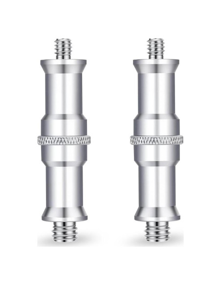 Adaptador de tornillo roscado Lanxire 1/4 a 3/8 pulgadas - 2 piezas Adaptador de tornillo roscado Lanxire 1/4 a 3/8 pulgadas - 2 piezas