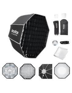 Softbox Umbrella Godox G-UL-BOXOcta-60 60cm Montaje Bowens