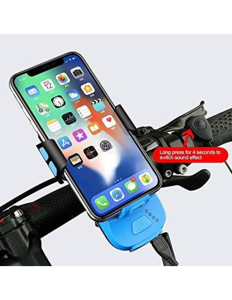 Soporte de Bicicleta BoxWave para BLU Studio X10L con Carga Solar 4000mAh Soporte de Bicicleta BoxWave para BLU Studio X10L con Carga Solar 4000mAh