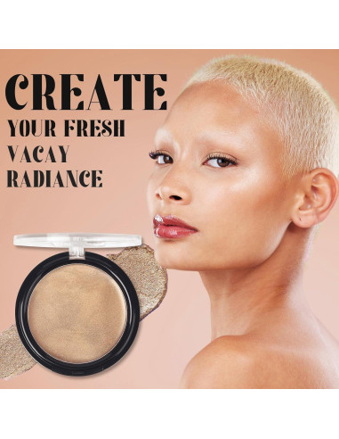 Crema Bronceadora UCANBE para Cara y Cuerpo 50g - Brillo Dorado