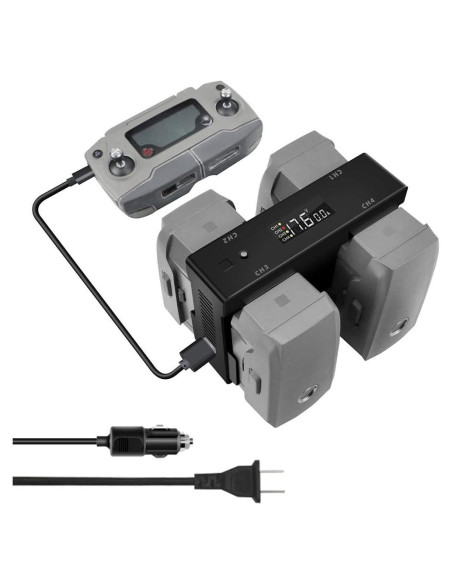 Cargador 5 en 1 Hanatora para Baterías DJI Mavic 2 Pro/Zoom Cargador 5 en 1 Hanatora para Baterías DJI Mavic 2 Pro/Zoom