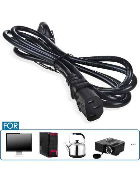Cable de Alimentación 1.83m PKPOWER para Samsung Odyssey Neo G9 Cable de Alimentación 1.83m PKPOWER para Samsung Odyssey Neo G9