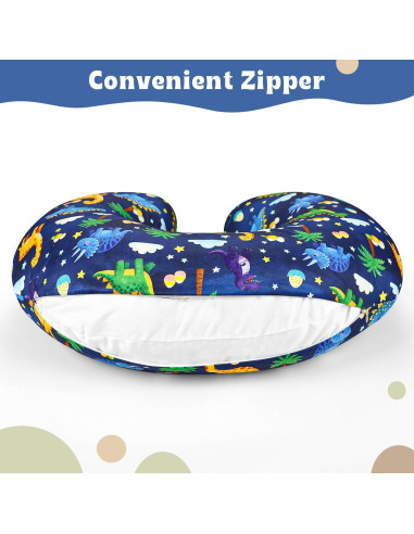 Funda de Almohada Impermeable Hooyax para Lactancia Dinosaurio