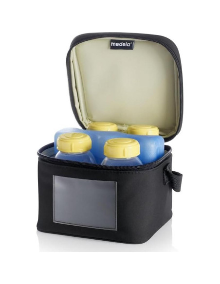 Bolsa Térmica Medela con 4 Botellas 150 ml Sin BPA para Leche Materna Bolsa Térmica Medela con 4 Botellas 150 ml Sin BPA para Leche Materna