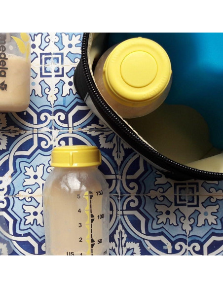 Bolsa Térmica Medela con 4 Botellas 150 ml Sin BPA para Leche Materna Bolsa Térmica Medela con 4 Botellas 150 ml Sin BPA para Leche Materna