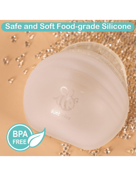 Colector de Leche Materna BumbleBee 90ml Silicona Reutilizable Colector de Leche Materna BumbleBee 90ml Silicona Reutilizable