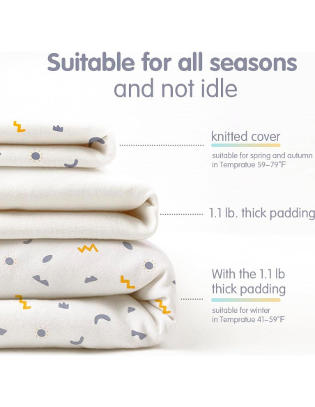 Manta de Envuelo KIDDA para Bebés 0-12 Meses Algodón Bosque Manta de Envuelo KIDDA para Bebés 0-12 Meses Algodón Bosque