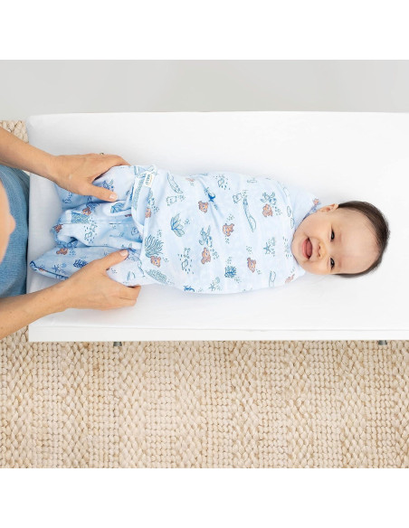 Saco de Dormir Swaddle HALO 100% Algodón Nemo Tie Dye 3-6 Meses Saco de Dormir Swaddle HALO 100% Algodón Nemo Tie Dye 3-6 Meses