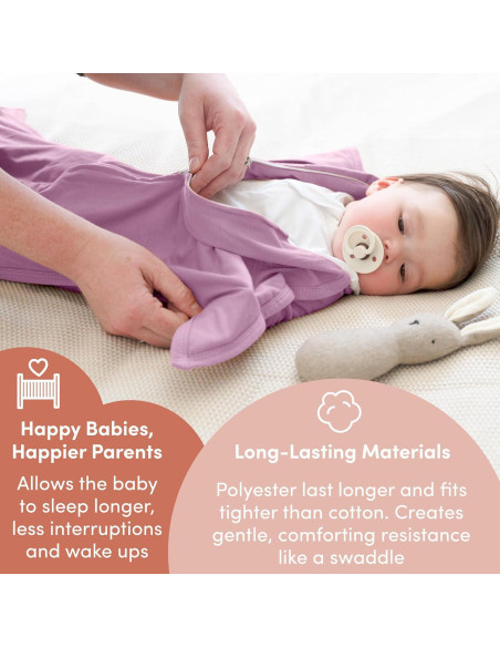 SleepingBaby Zipadee-Zip Swaddle Transición Lavanda Pequeño 4-8 Meses SleepingBaby Zipadee-Zip Swaddle Transición Lavanda Pequeño 4-8 Meses