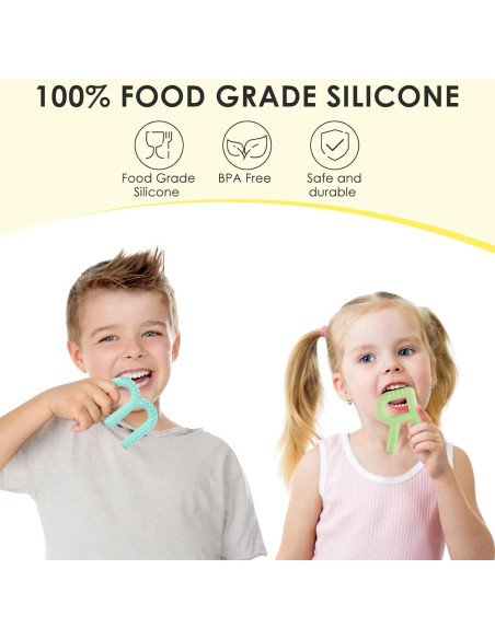 Mordedores Masticables ERKOON para Niños Autistas - Set de 2 Silicona Texturizada Mordedores Masticables ERKOON para Niños Autistas - Set de 2 Silicona Texturizada