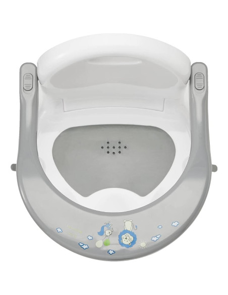 Asiento de Baño Antideslizante para Bebés 6-18 Meses Gris Asiento de Baño Antideslizante para Bebés 6-18 Meses Gris