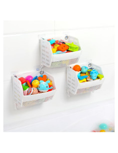 Organizador de Juguetes de Baño Ligereza 3 Piezas - Gran Capacidad