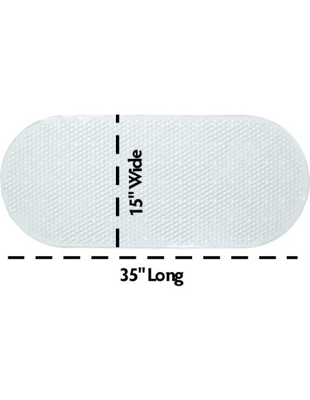 Tapete de Baño Antideslizante SlipX Solutions 89x38 cm Ovalado Tapete de Baño Antideslizante SlipX Solutions 89x38 cm Ovalado