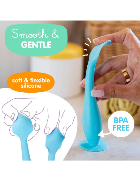 Espátula para Crema de Pañal Bumco Baby Bum Brush - Silicona BPA, 15.88 cm Espátula para Crema de Pañal Bumco Baby Bum Brush - Silicona BPA, 15.88 cm