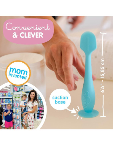 Espátula para Crema de Pañal Bumco Baby Bum Brush - Silicona BPA, 15.88 cm